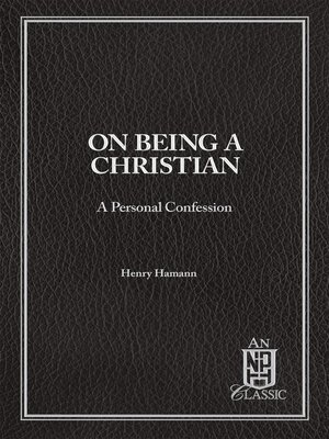 cover image of On Being a Christian